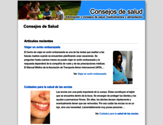 consejossalud.com screenshot