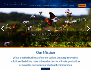 conservationfund.org screenshot