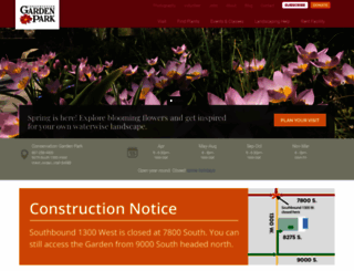conservationgardenpark.org screenshot