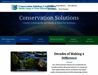 conservationsolutions.com screenshot