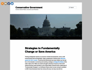 conservativegovernment.net screenshot