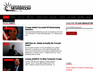conservativenewsroom.com screenshot