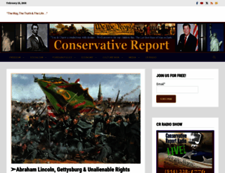 conservativereport.org screenshot