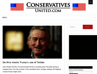conservativesunited.com screenshot