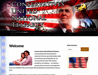 conservativesunitednationalteaparty.wordpress.com screenshot
