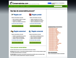 conservatorias.com screenshot