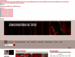 conservatoriodetatui.org.br screenshot