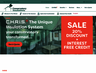 conservatoryinsulations.com screenshot