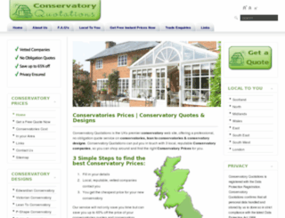 conservatoryquotations.co.uk screenshot