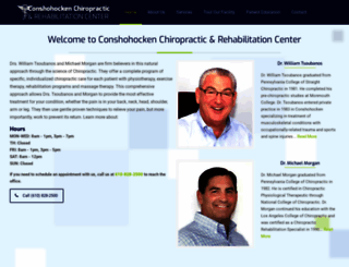 conshohockenchiropractic.com screenshot