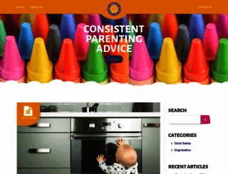 consistent-parenting-advice.com screenshot