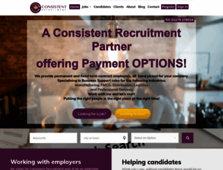 consistentrecruitment.com screenshot