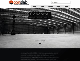 conslab.co.nz screenshot