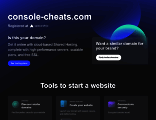 console-cheats.com screenshot