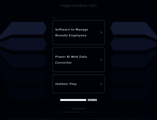 console.magicsandbox.com screenshot