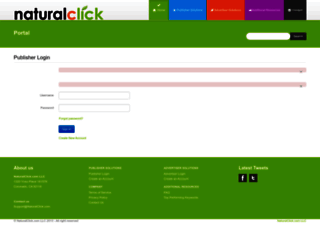 console.naturalclick.com screenshot