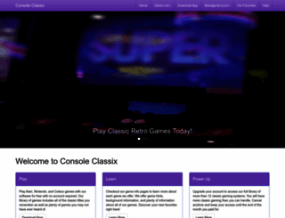 consoleclassix.com screenshot