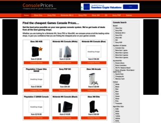 consoleprices.com screenshot