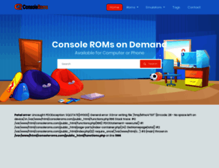 consoleroms.com screenshot