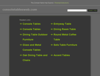 consoletablesweb.com screenshot