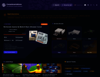consolevariations.com screenshot