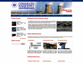 consolidatedpower.com screenshot