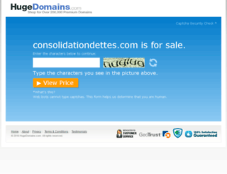consolidationdettes.com screenshot
