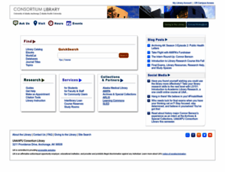 consortiumlibrary.org screenshot