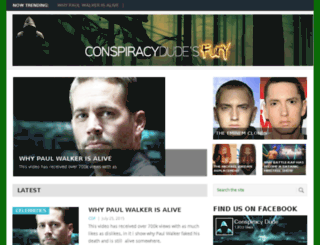 conspiracydude.com screenshot