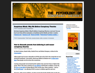 conspiracypsychology.com screenshot