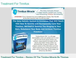 constant-ringing-in-ears.treatment-for-tinnitus.com screenshot