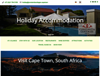 constantia-cottages.com screenshot