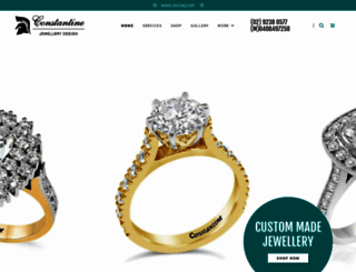 constantinejewellerydesigner.com.au screenshot