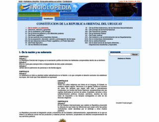 constitucionuruguaya.eluruguayo.com screenshot