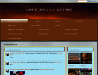 constitutionclub.ning.com screenshot