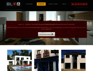 constructeur-maison-blm35.fr screenshot