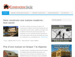 constructeurfacile.com screenshot