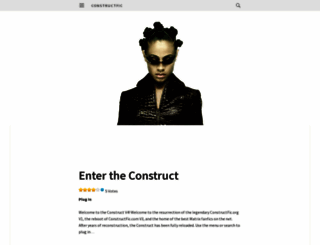 constructfic.wordpress.com screenshot