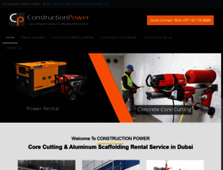 construction-power.com screenshot