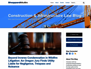 constructionandinfrastructurelawblog.com screenshot