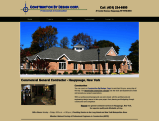 constructionbydesigncorp.com screenshot