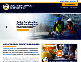 constructionclasses.com screenshot