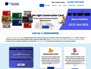 constructioncustomerservice.co.uk screenshot