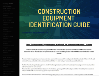 constructionequipmentvin.weebly.com screenshot