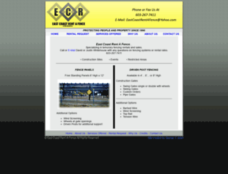 constructionfencerentals.com screenshot