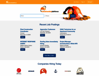 constructionjobforce.com screenshot