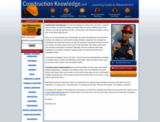 constructionknowledge.net screenshot