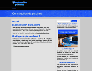 constructionpiscines.com screenshot