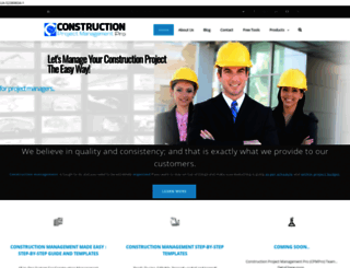 constructionprojectmanagementpro.com screenshot