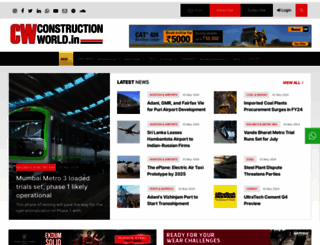 constructionworld.in screenshot